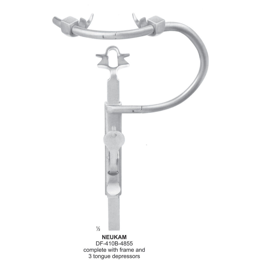 Neukam Mouth Gags, Complete With Frame And 3 Tongue Depressors  (DF-410B-4855) by Dr. Frigz