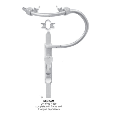 Neukam Mouth Gags, Complete With Frame And 3 Tongue Depressors  (DF-410B-4855)