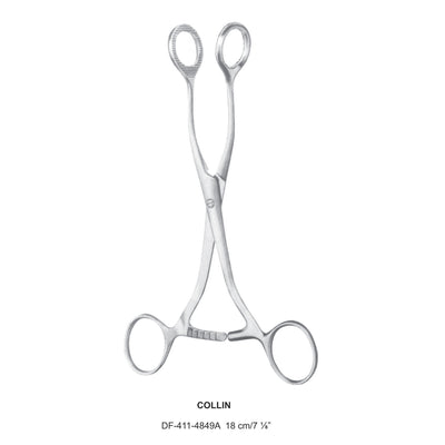 Collin Tongue Holding Forceps 18cm (DF-411-4849A)