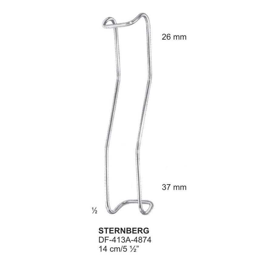 Sternberg Lip And Cheek Retractors 14cm (DF-413A-4874) by Dr. Frigz