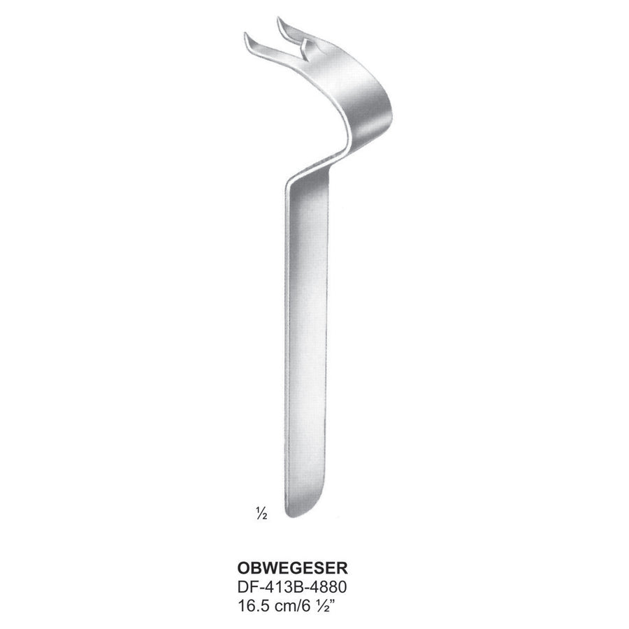 Obwegeser Chin Retractors 16.5cm (DF-413B-4880) by Dr. Frigz