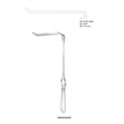 Obwegeser Soft Tissue Retractors 23Cm, 80X16mm (DF-413C-4885)