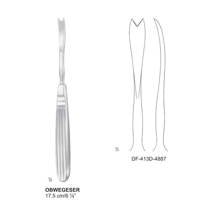 Obwegeser Periosteal Elevators 17.5cm (DF-413D-4887) by Dr. Frigz