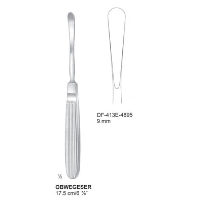 Obwegeser Periosteal Elevators 17.5Cm, 9mm (DF-413E-4895) by Dr. Frigz