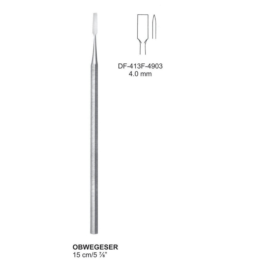 Obwegeser Osteotomes 15Cm, 4.0mm (DF-413F-4903) by Dr. Frigz