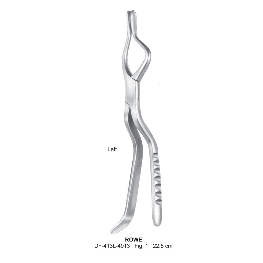 Rowe Disimpaction Forceps 22.5cm (DF-413L-4913) by Dr. Frigz