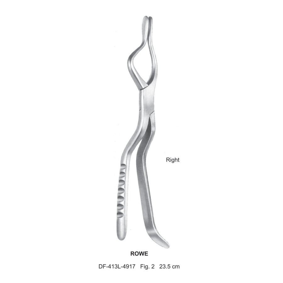 Rowe Disimpaction Forceps 23.5cm (DF-413L-4917) by Dr. Frigz