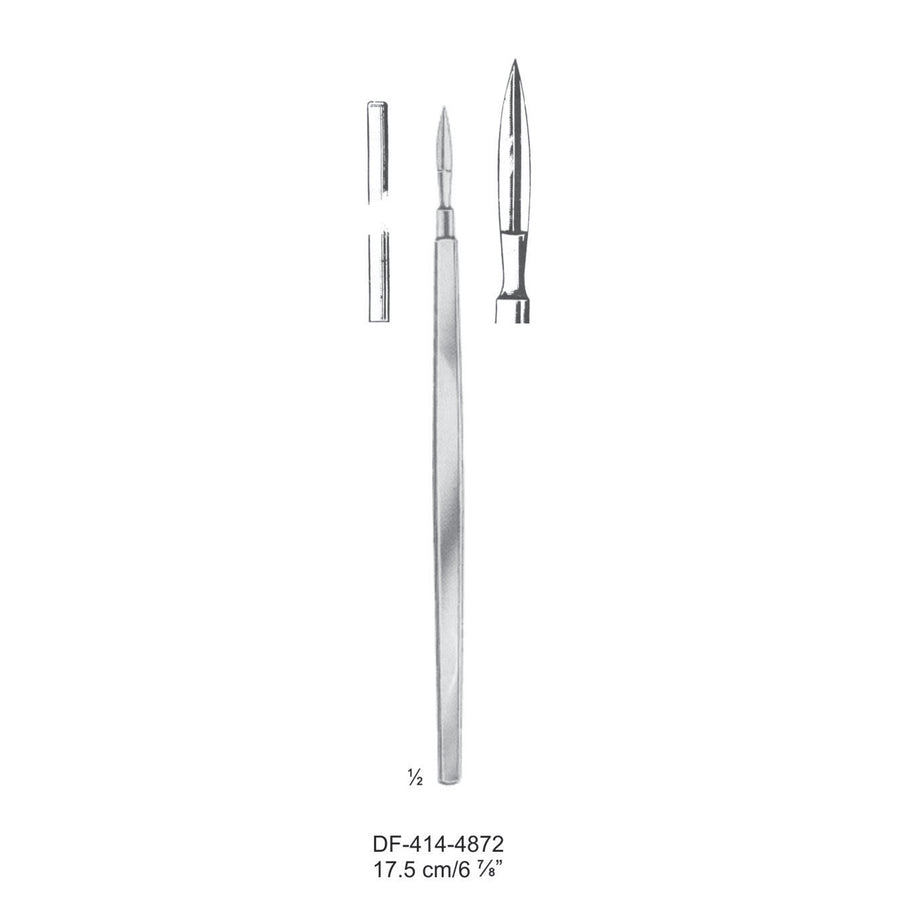 Tonsil Knives, 17.5cm (DF-414-4872) by Dr. Frigz