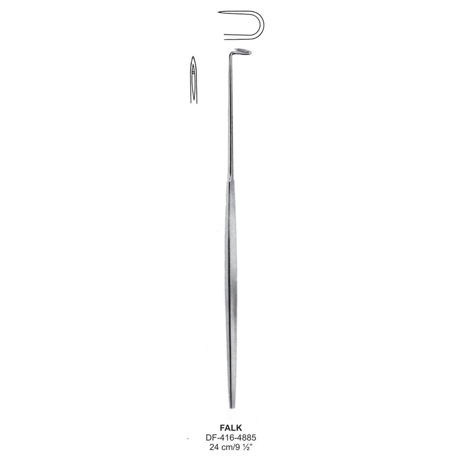 Falk Tonsil Needles, 24cm  (DF-416-4885) by Dr. Frigz