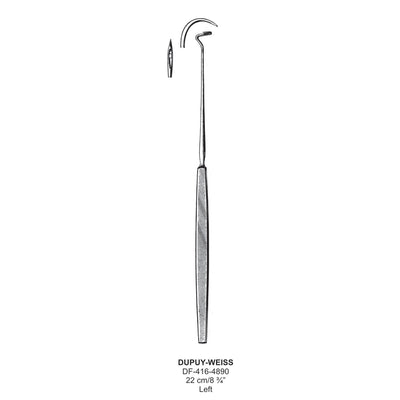 Dupuy - Weiss Tonsil Needles, Left, 22Cm  (DF-416-4890)