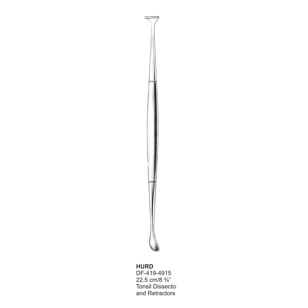 Hurd Tonsil Dissectors And Retractors 22.5  (DF-419-4915) by Dr. Frigz