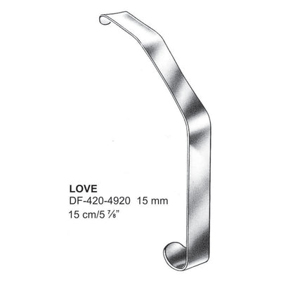 Love Tonsil Retractors 15mm  (DF-420-4920)