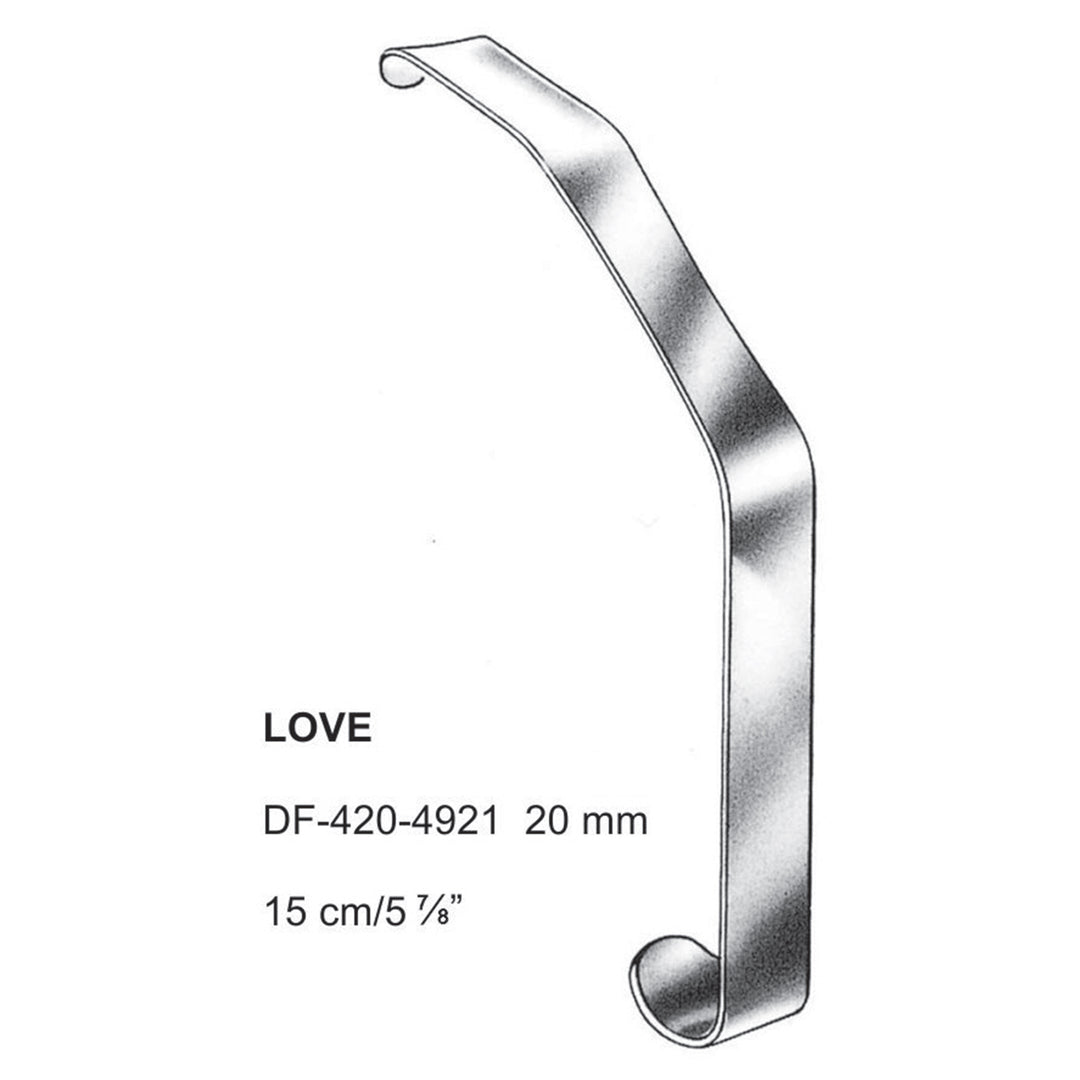 Love Tonsil Retractors 20mm  (DF-420-4921) by Dr. Frigz