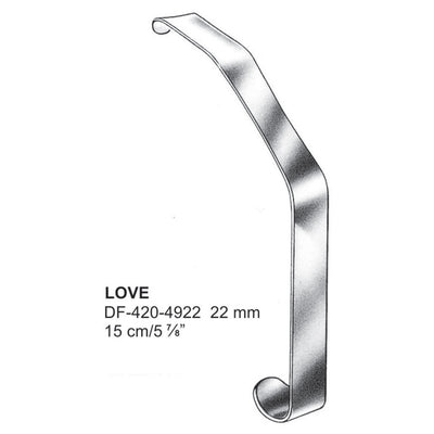 Love Tonsil Retractors 22mm  (DF-420-4922)
