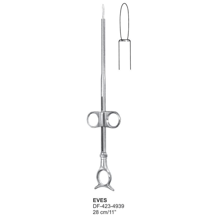 Eves Tonsil Snares 28cm  (DF-423-4939) by Dr. Frigz
