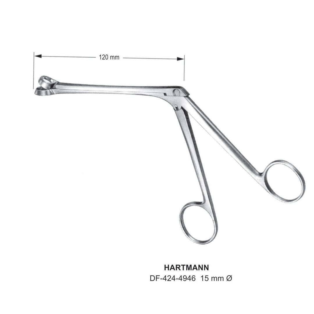 Hartmann Tonsil Punch Forceps, 15mm Dia (DF-424-4946) by Dr. Frigz