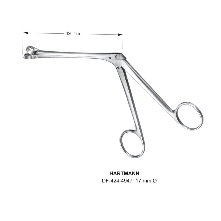 Hartmann Tonsil Punch Forceps, 17mm Dia (DF-424-4947) by Dr. Frigz