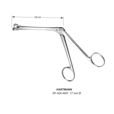 Hartmann Tonsil Punch Forceps, 17mm Dia (DF-424-4947)