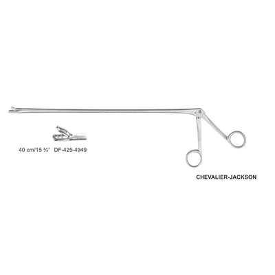 Chevalier-Jackson Cutting & Grasping Forceps 40cm (DF-425-4949)