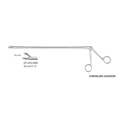 Chevalier-Jackson Cutting & Grasping Forceps, 4mm Dia 30cm (DF-425-4960)