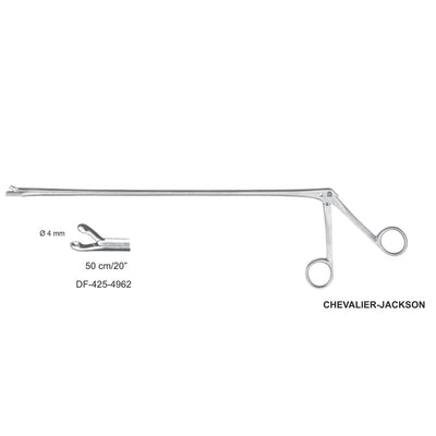 Chevalier-Jackson Cutting & Grasping Forceps, 4mm Dia 50cm (DF-425-4962)