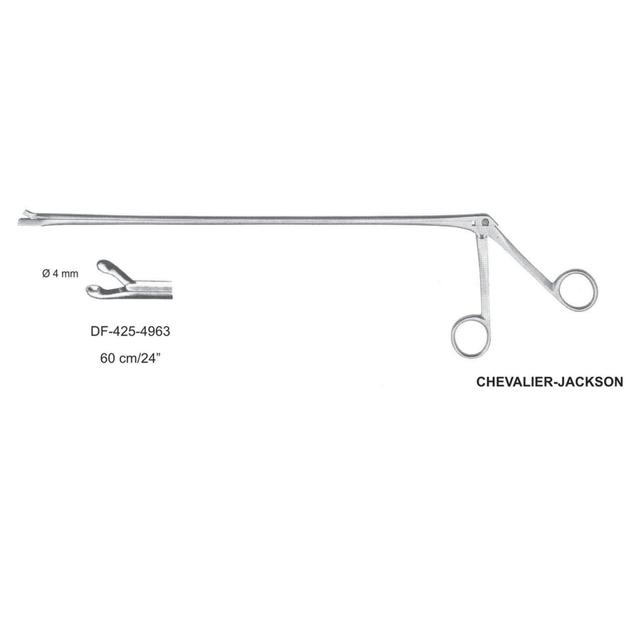 Chevalier-Jackson Cutting & Grasping Forceps, 4Mm Ø,  60Cm  (Df-425-4963) by Raymed