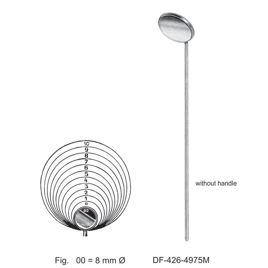 Laryngeal Mirrors W/O Handles, Fig.00 = 8Mm Ø (Df-426-4975M) by Raymed