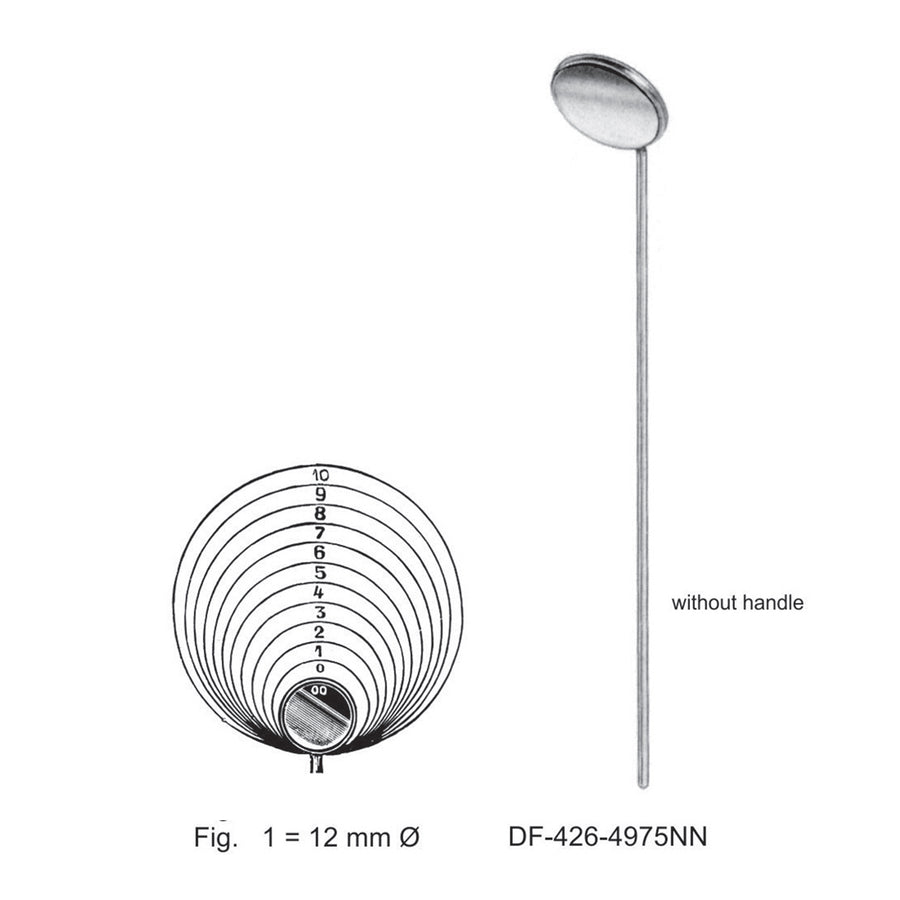 Laryngeal Mirrors W/O Handles, Fig.1 = 12Mm Ø (Df-426-4975Nn) by Raymed