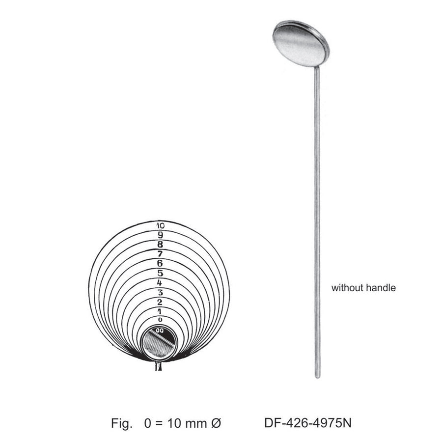 Laryngeal Mirrors W/O Handles, Fig.0 = 10Mm Ø (Df-426-4975N) by Raymed