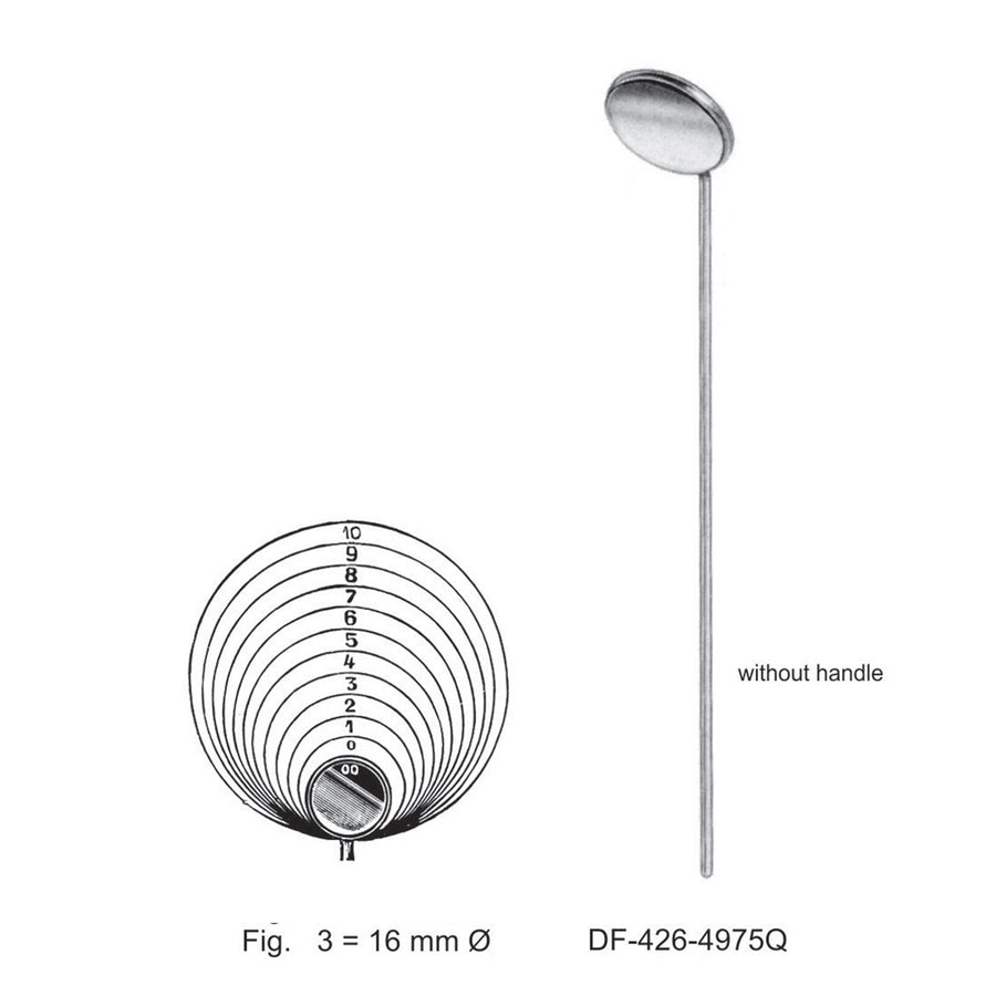 Laryngeal Mirrors W/O Handles, Fig.3 = 16Mm Ø (Df-426-4975Q) by Raymed