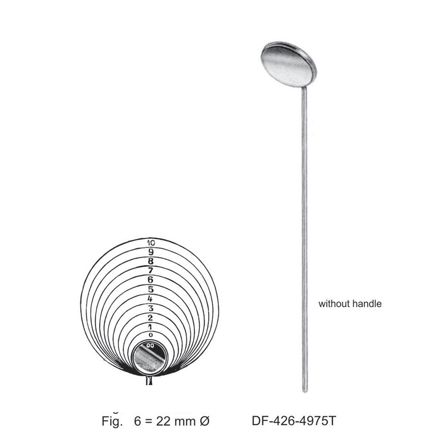 Laryngeal Mirrors W/O Handles, Fig.6 = 22Mm Ø (Df-426-4975T) by Raymed