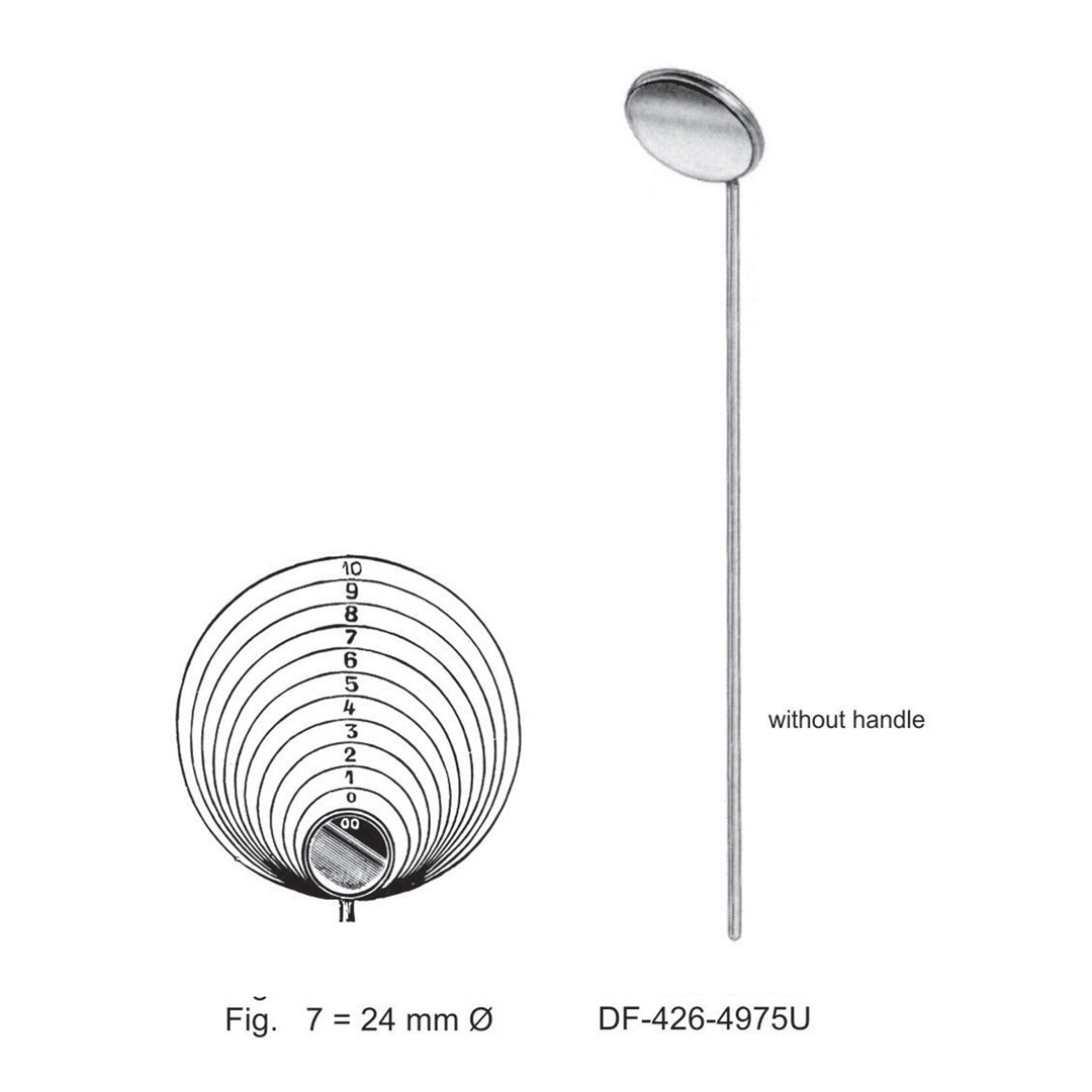 Laryngeal Mirrors W/O Handles, Fig.7 = 24Mm Ø (Df-426-4975U) by Raymed