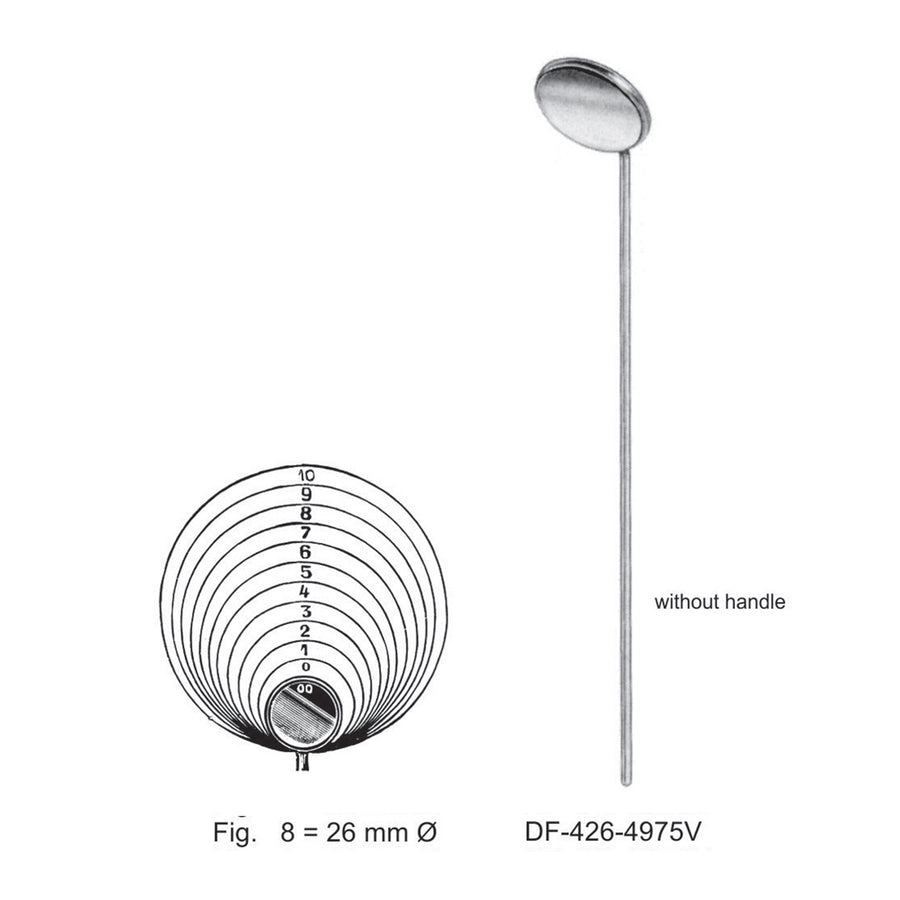 Laryngeal Mirrors W/O Handles, Fig.8 = 26Mm Ø (Df-426-4975V) by Raymed