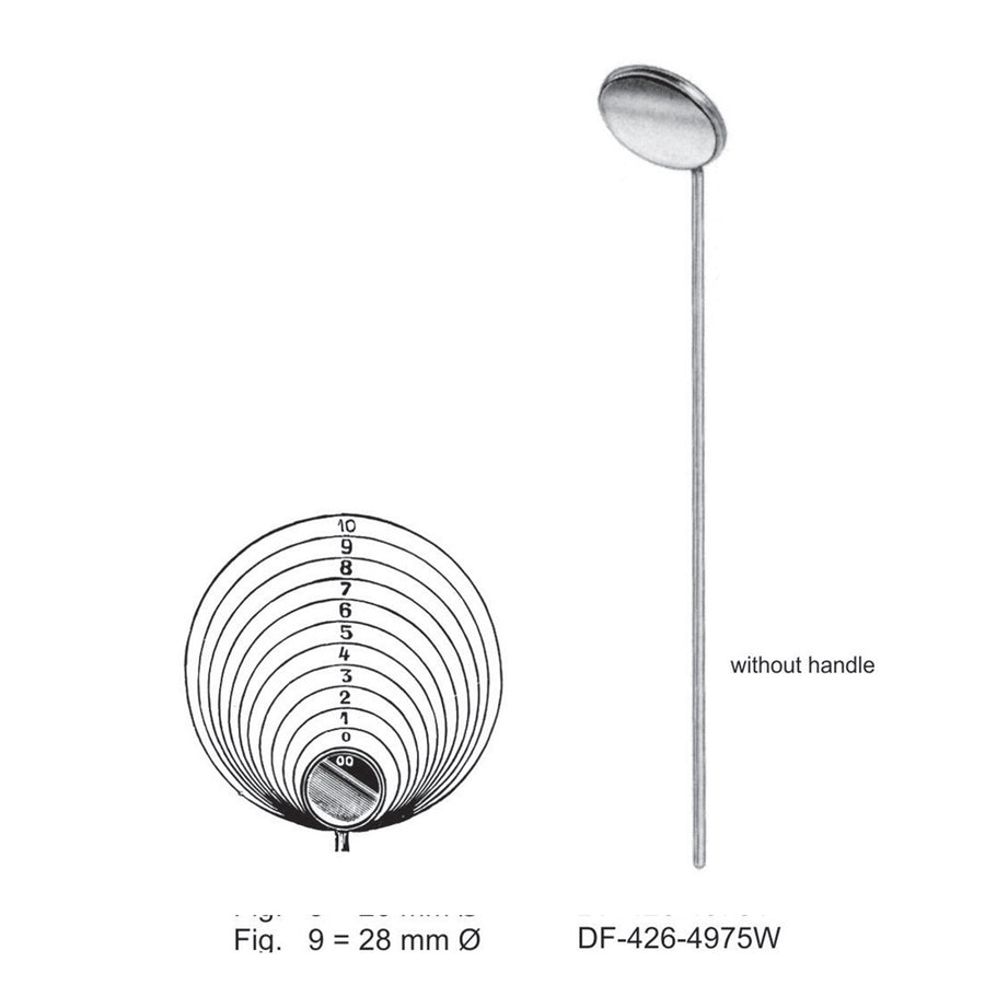 Laryngeal Mirrors W/O Handles, Fig.9 = 28Mm Ø (Df-426-4975W) by Raymed