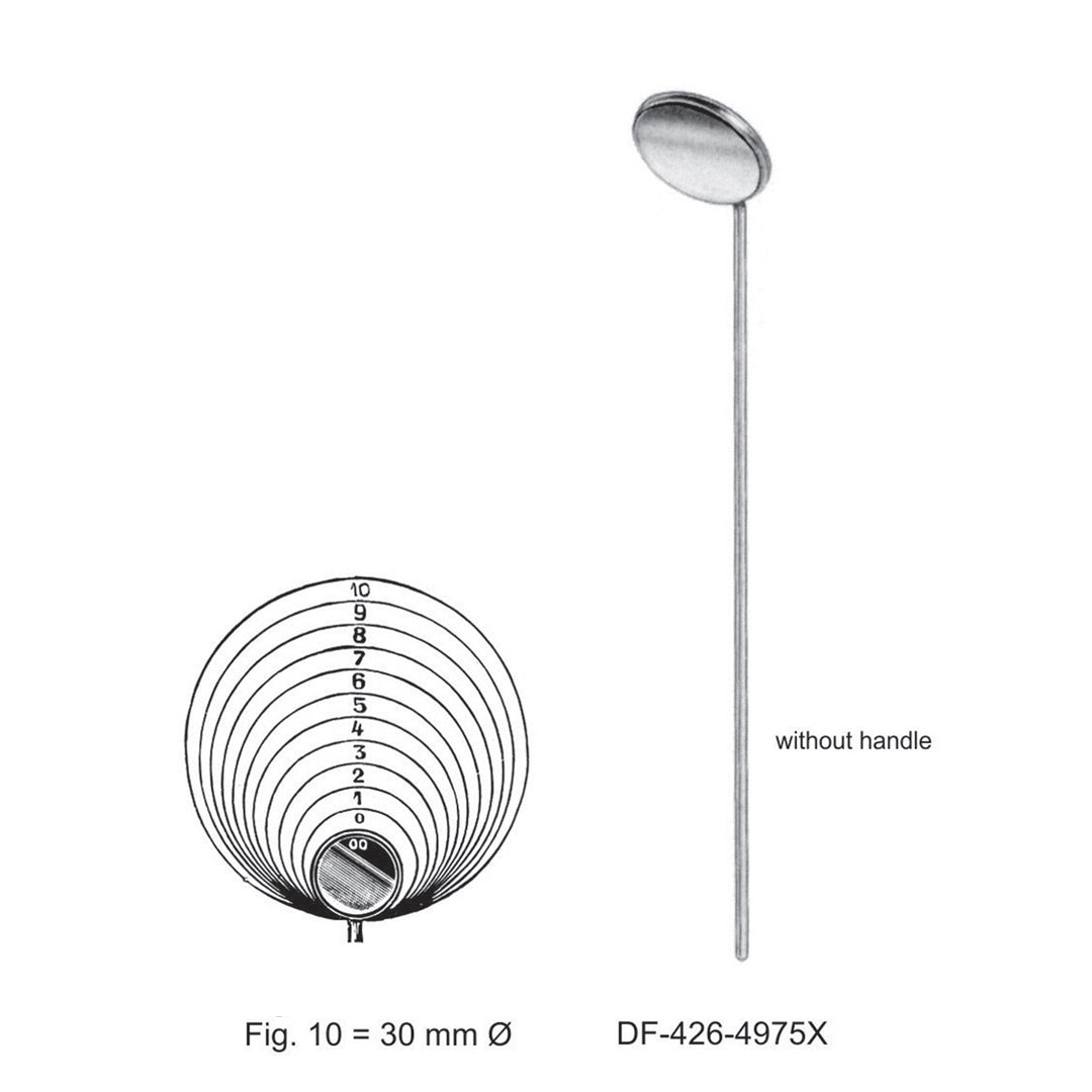 Laryngeal Mirrors W/O Handles, Fig.10 = 30Mm Ø (Df-426-4975X) by Raymed