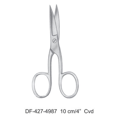 Nail Scissors, Curved, 10cm  (DF-427-4987)