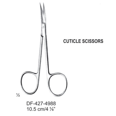 Cuticle Scissors, Curved, 10.5cm  (DF-427-4988)
