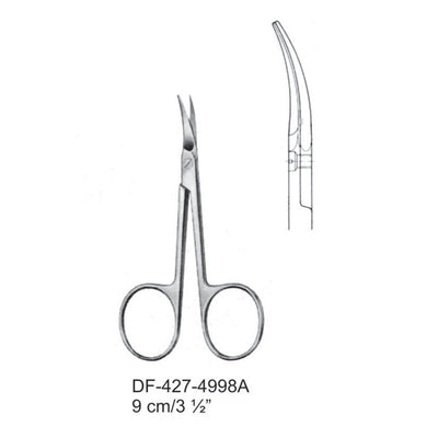 Nail Scissors, Curved, 9cm (DF-427-4998A)