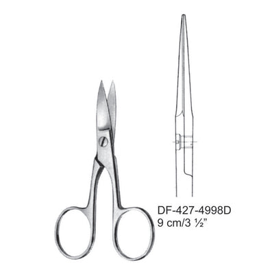 Nail Scissors, Straight, 9cm (DF-427-4998D)