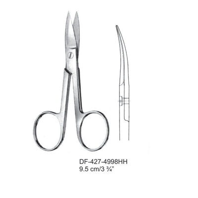 Nail Scissors, Curved, 9.5cm (DF-427-4998HH)
