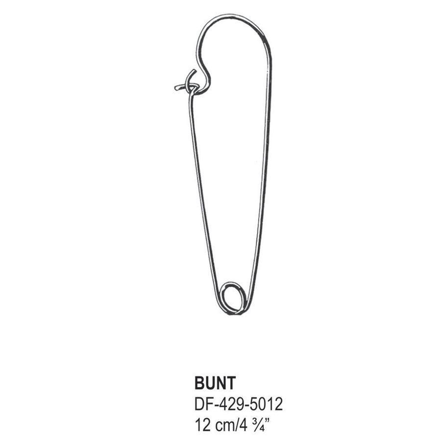 Bunt Safety Pins 12cm  (DF-429-5012) by Dr. Frigz
