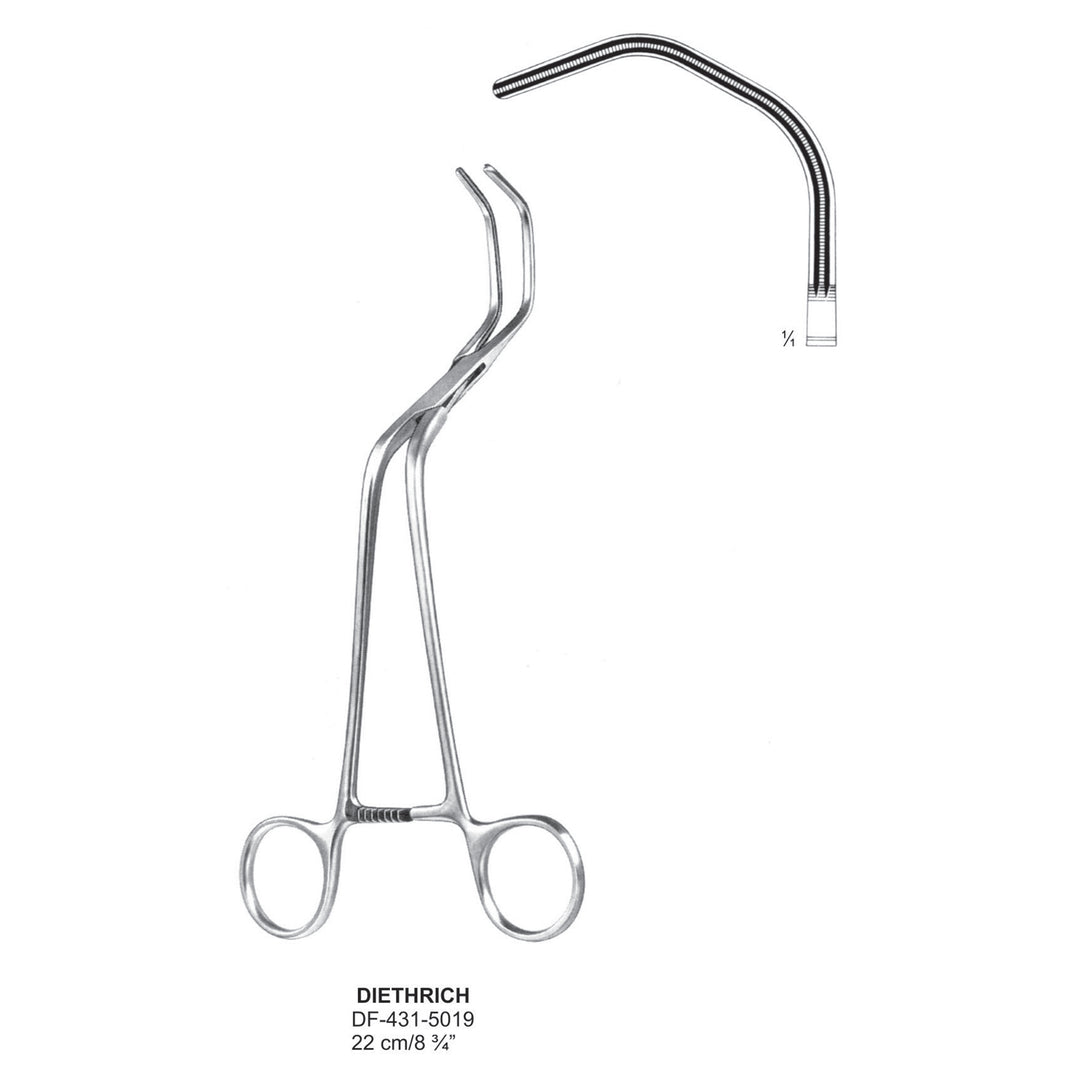 Diethrich Atrauma Aortic Calmps 22cm (DF-431-5019) by Dr. Frigz