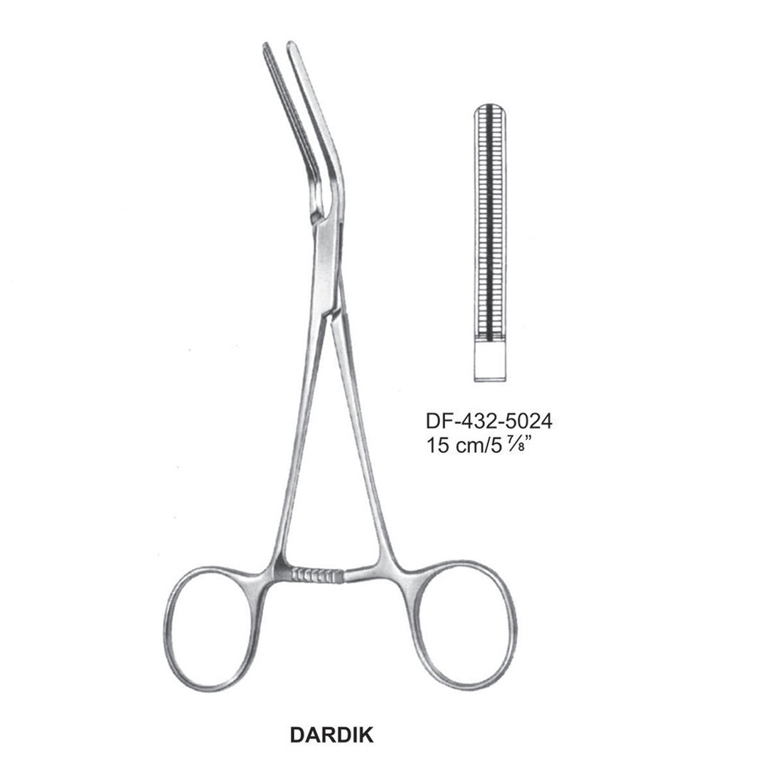 Dardik Atrauma Multi Purpose Vascular Clamps 15cm (DF-432-5024) by Dr. Frigz