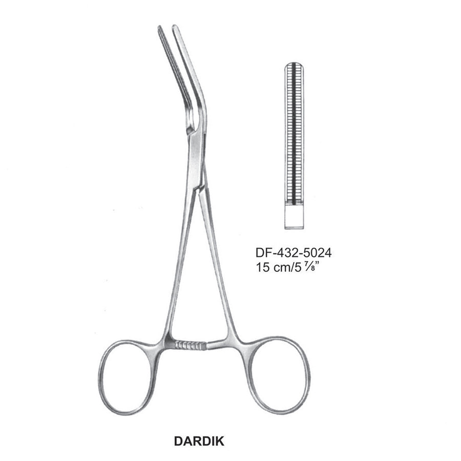 Dardik Atrauma Multi Purpose Vascular Clamps 15cm (DF-432-5024) by Dr. Frigz