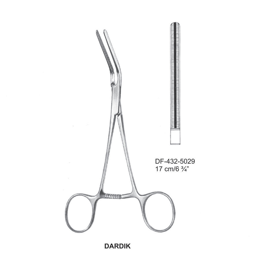 Dardik Atrauma Multi Purpose Vascular Clamps 17Cm,  (DF-432-5029) by Dr. Frigz