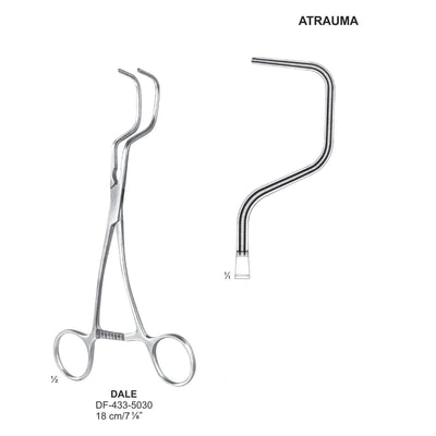 Dale Atrauma Peripheral Vescular Clamps 18cm (DF-433-5030)