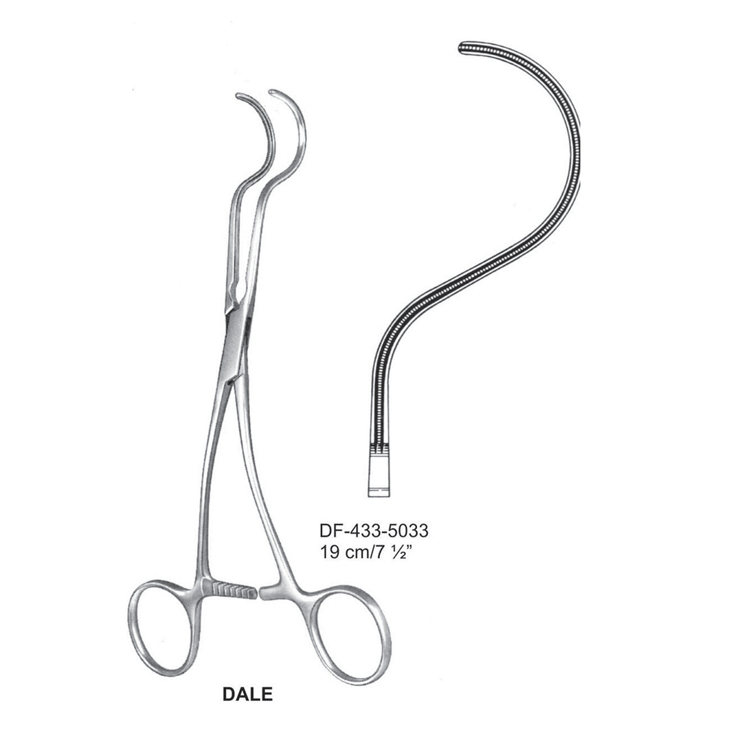 Dale Atrauma Peripheral Vescular Clamps 19cm (DF-433-5033) by Dr. Frigz