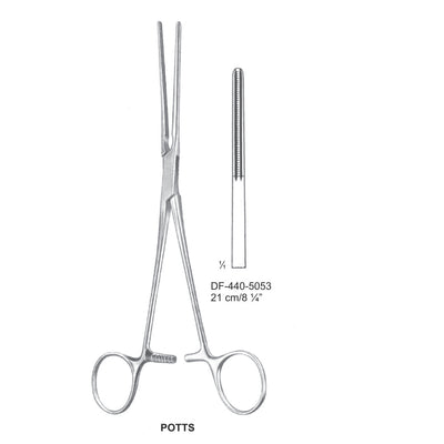 Potts Atrauma Coartation Calmps, Straight, 21cm (DF-440-5053)