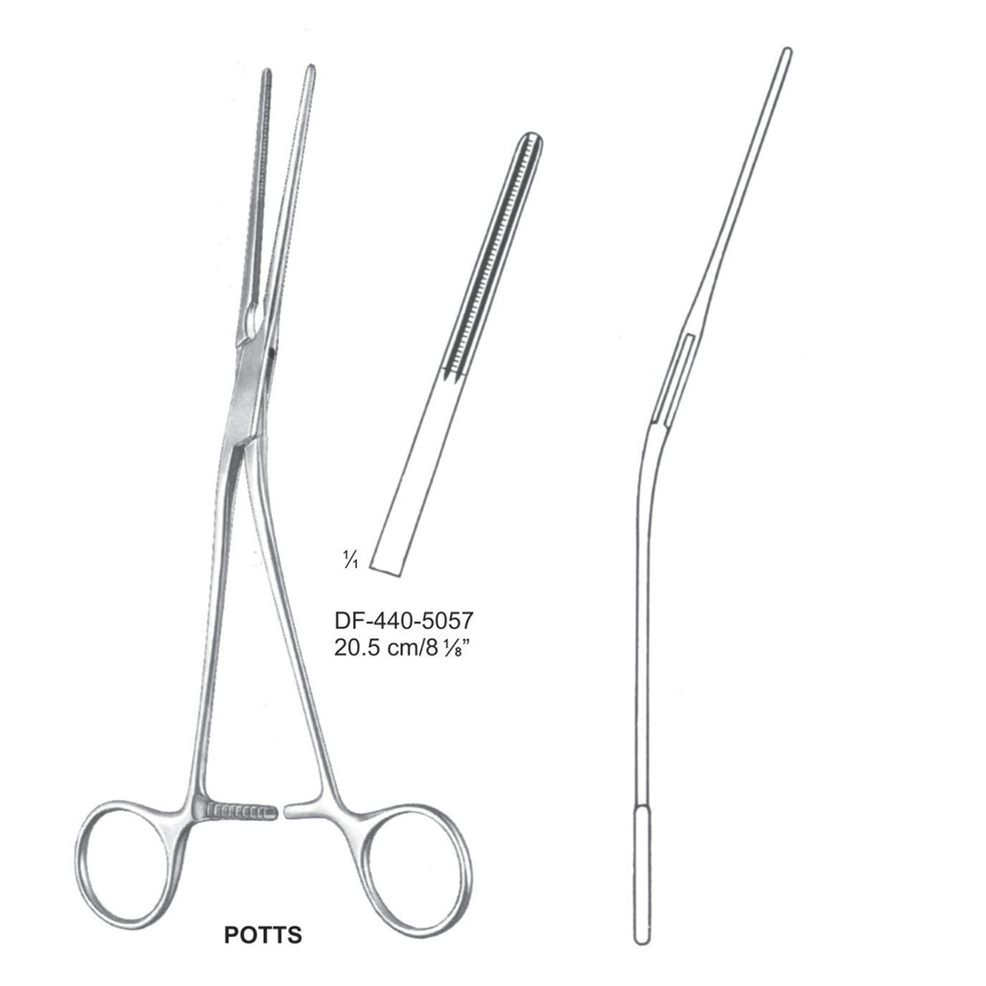 Potts Atrauma Coartation Calmps, 20.5cm (DF-440-5057) by Dr. Frigz