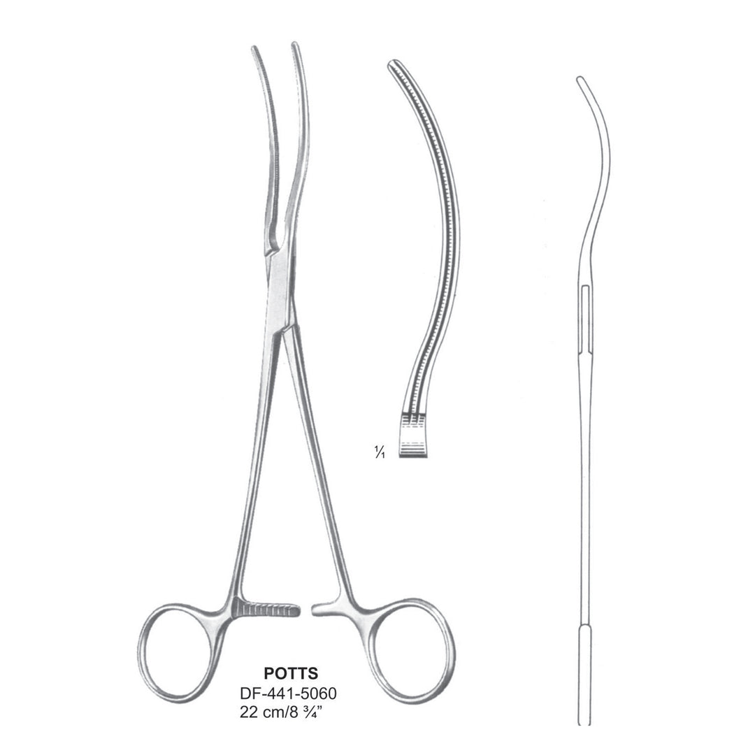 Potts Atrauma Ligature Forceps 22cm (DF-441-5060) by Dr. Frigz